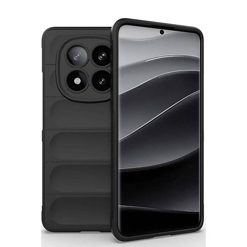 Redmi Note 14 Pro 5G K�l�f Optimum Silikon - Siyah