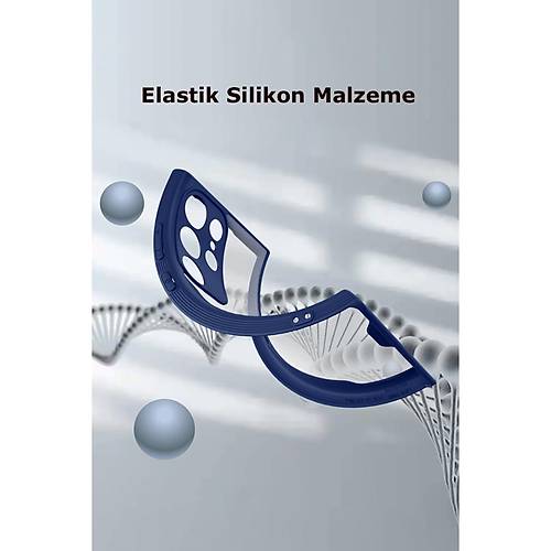 Galaxy S23 Ultra K�l�f Platin Silikon - K�rm�z�