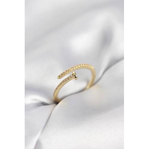 �ivi Model Zirkon Ta�l� Gold Renk Kad�n Y�z�k