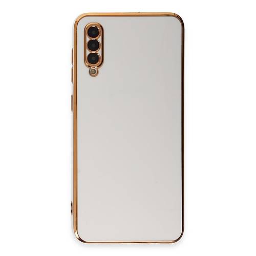 Galaxy A50 K�l�f Volet Silikon - Beyaz
