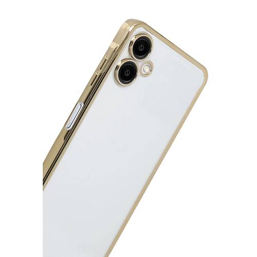 Galaxy A07 4G Razer Lensli Silikon - Gold