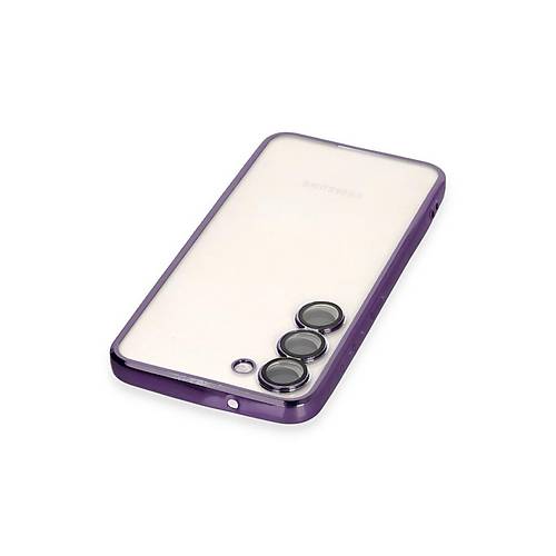Galaxy S23 K�l�f Razer Lensli Silikon - Mor