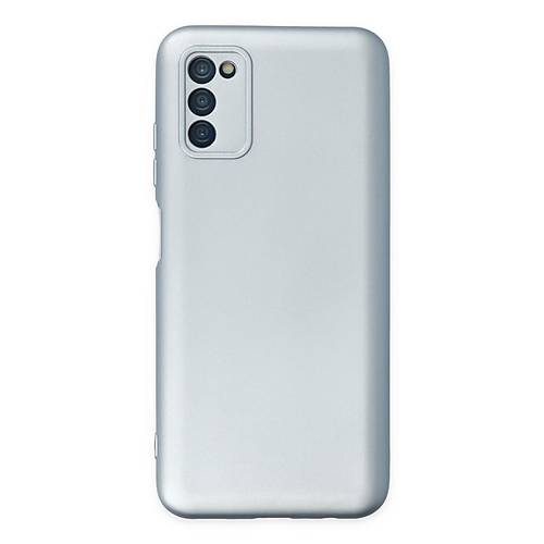 Galaxy A03S K�l�f Nano i�i Kadife Silikon - Sky Blue