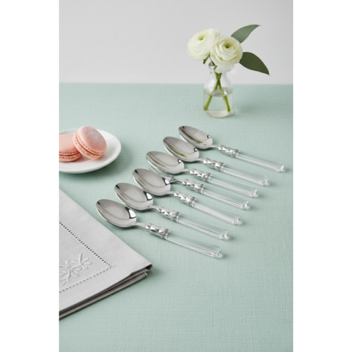 6�l� Paslanmaz �elik �effaf Tatl� Ka���� Seti