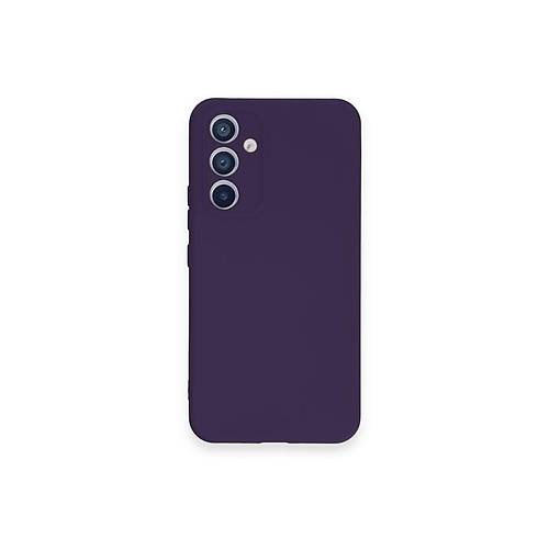Galaxy A54 5G K�l�f Nano i�i Kadife Silikon - Mor