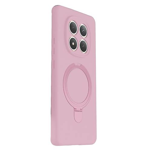 Redmi Note 15 Pro 4G Regal Magsafe Standl� Kapak - A��k Pembe