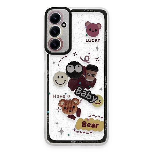 Galaxy A14 4G K�l�f Sweet Desenli Silikon Kapak - Sar�