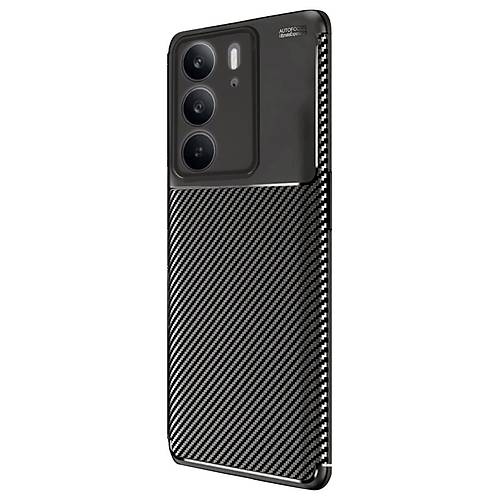 Realme C75 4G Auto Focus Karbon Kapak - Siyah