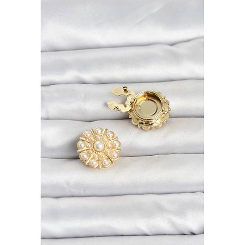 Vintage Model Gold Renk D��me veya Man�et Bro�u