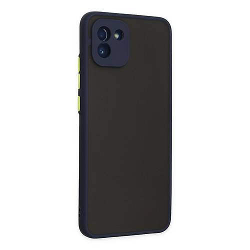 Galaxy A03 K�l�f Montreal Silikon Kapak - Lacivert
