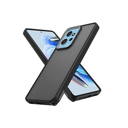 Redmi Note 12 4G K�l�f Elegant Kapak - Siyah