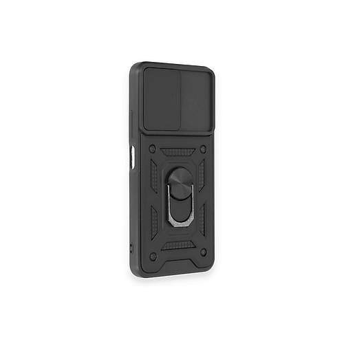 Redmi Note 12 4G K�l�f Pars Lens Y�z�kl� Silikon - Siyah