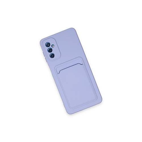 Galaxy A14 4G K�l�f Kelvin Kartvizitli Silikon - Lila