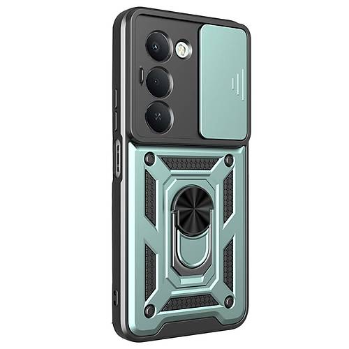 Redmi 15 4G Pars Lens Y�z�kl� Silikon - Ye�il