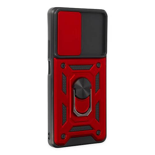 Mi 11T Pro K�l�f Pars Lens Y�z�kl� Silikon - K�rm�z�