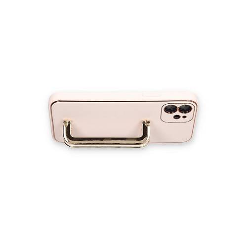 iPhone 12 K�l�f Coco Elit Kapak - Pudra