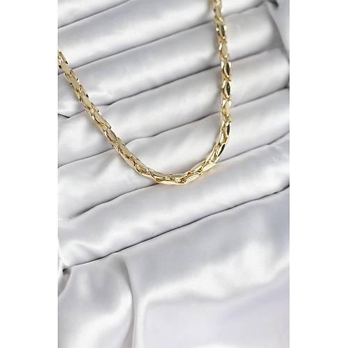 Pirin� Gold Renk 60 cm Zincir Kad�n Kolye