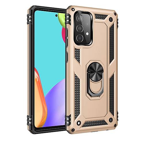 Galaxy A33 5G K�l�f Sofya Y�z�kl� Silikon Kapak - Gold