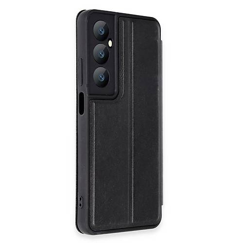 Realme C65 K�l�f Flip Cover - Siyah