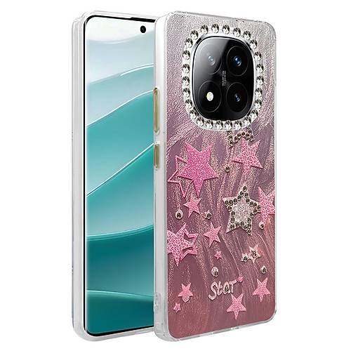Redmi Note 14 Pro 5G K�l�f Blade Aynal� Desenli Kapak - Desen 7