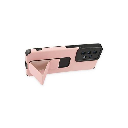 Galaxy A53 5G K�l�f Mega Standl� Silikon - Pudra