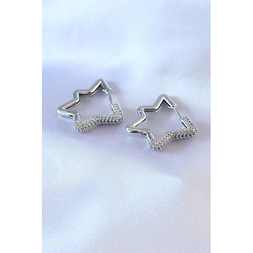 G�m�� Renk Y�ld�z Model Zirkon Ta�l� Pirin� Kad�n K�pe