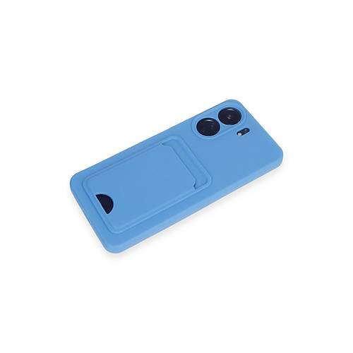 Redmi 13C K�l�f Kelvin Kartvizitli Silikon - Mavi