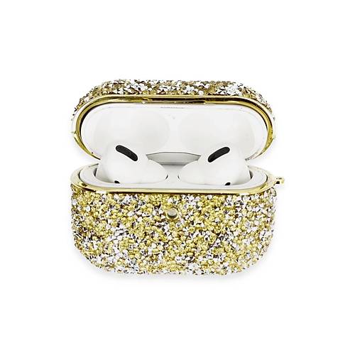 Airpods Pro 2 (2.nesil) Luz Ta�l� K�l�f - Gold