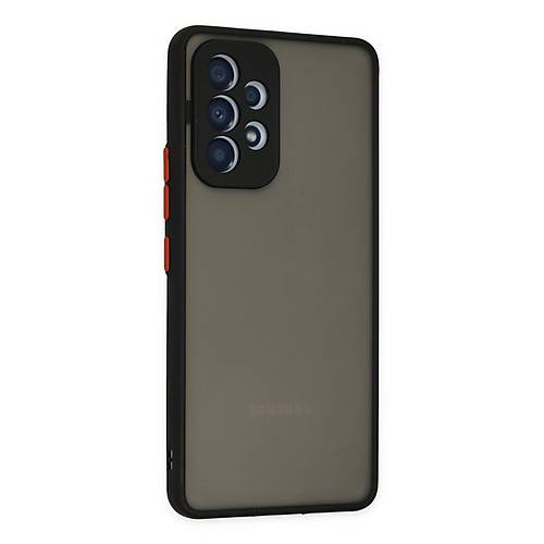 Galaxy A53 5G K�l�f Montreal Silikon Kapak - Siyah
