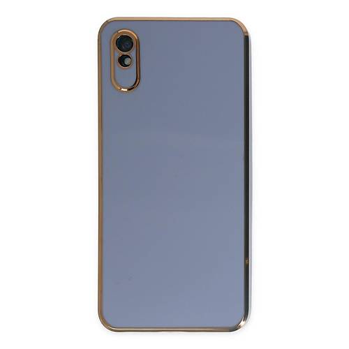 Redmi 9A K�l�f Volet Silikon - Mavi
