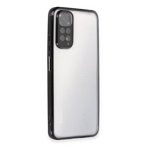 Redmi Note 11 K�l�f Razer Lensli Silikon - Siyah