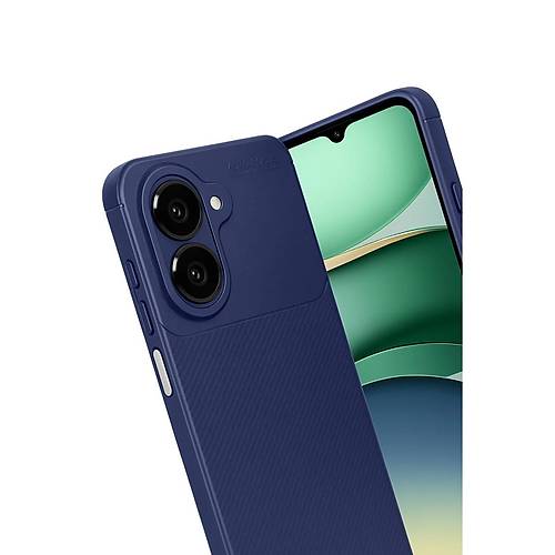 Galaxy A07 4G Auto Focus Karbon Kapak - Lacivert