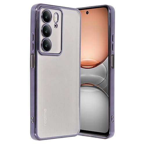 Realme C75 4G K�l�f Razer Lensli Silikon - Mor