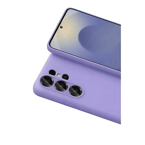 Galaxy S26 Ultra Nano i�i Kadife Silikon - Lila