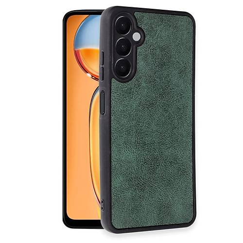 Galaxy A26 K�l�f Aras Deri Kapak - Koyu Ye�il