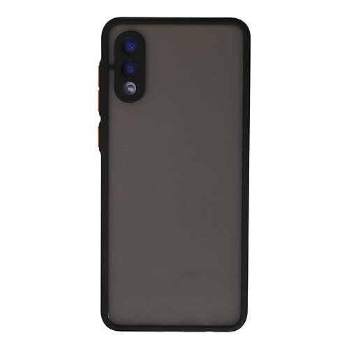 Galaxy A02 K�l�f Montreal Silikon Kapak - Siyah
