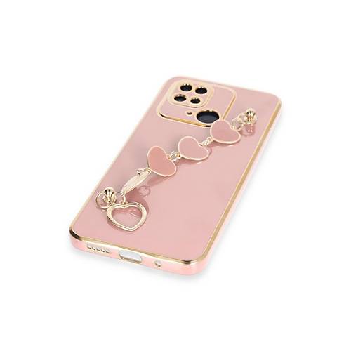 Redmi 10C K�l�f Esila Silikon - Pudra
