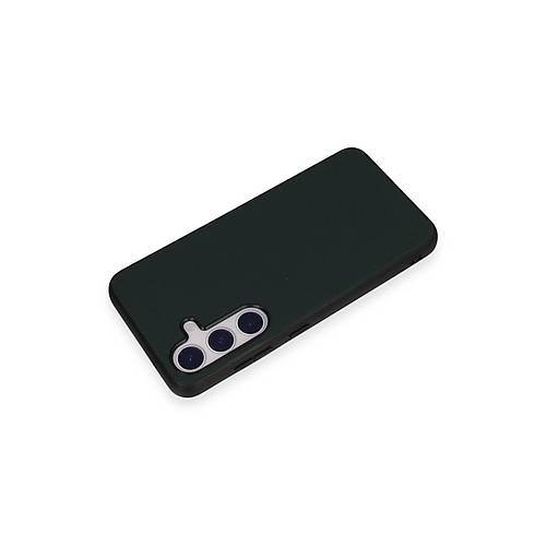 Galaxy S24 K�l�f Taft Kapak - Koyu Ye�il