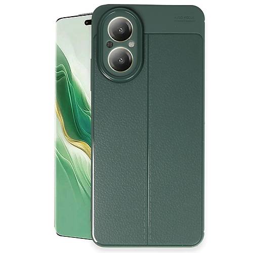 Realme 12 Lite K�l�f Auto Focus Kapak - Koyu Ye�il