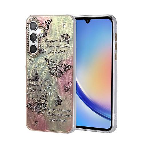 Galaxy A34 5G K�l�f Blade Aynal� Desenli Kapak - Desen 6