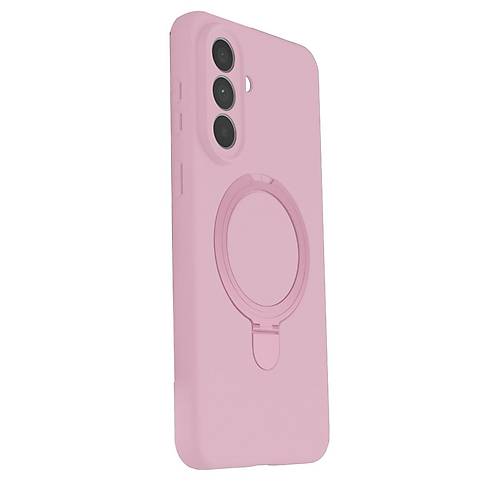 Galaxy A57 5G Regal Magsafe Standl� Kapak - A��k Pembe