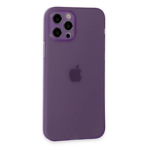 iPhone 12 Pro K�l�f Puma Silikon - Koyu Mor