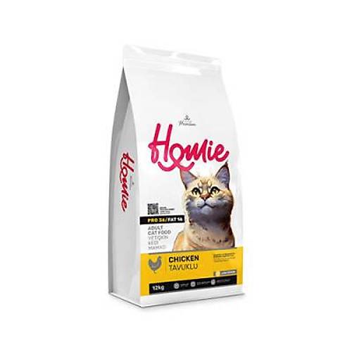 Tavuklu D���k Tah�ll� Yeti�kin Kedi Mamas� 12 Kg