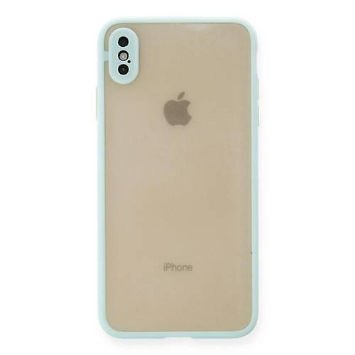 iPhone X K�l�f Montreal Silikon Kapak - Turkuaz