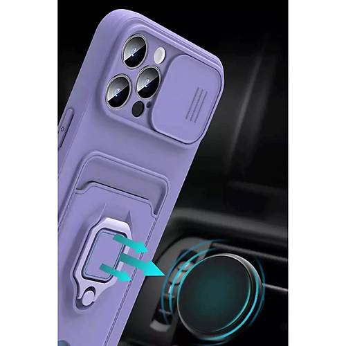 Redmi Note 13 Pro Plus K�l�f Zuma Kartvizitli Y�z�kl� Silikon - Ye�il
