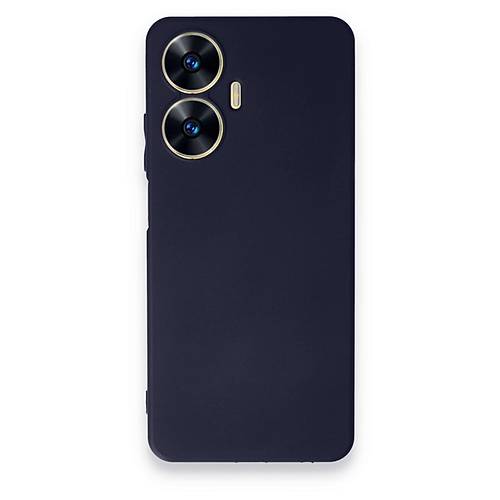 Realme C55 K�l�f First Silikon - Lacivert