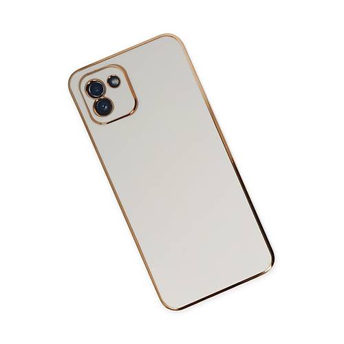 Galaxy A03 K�l�f Volet Silikon - Beyaz