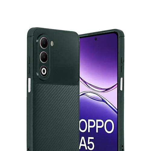 A5 4G Auto Focus Karbon Kapak - Koyu Ye�il