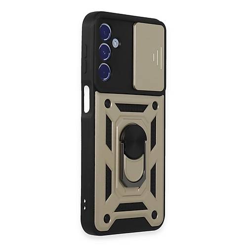 Galaxy M34 5G K�l�f Pars Lens Y�z�kl� Silikon - Gold