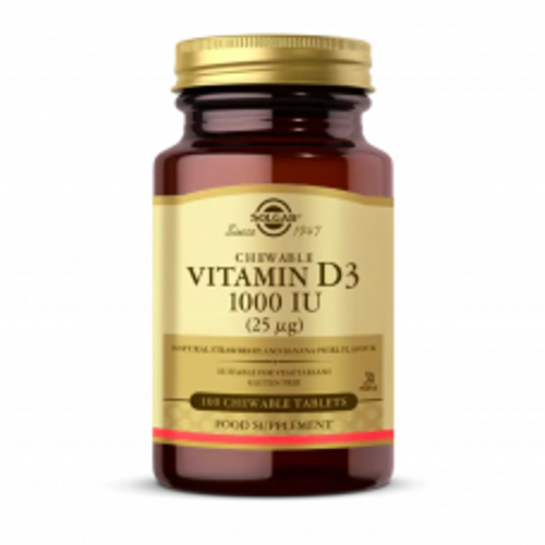 Vitamin D3 Cheaweble 1000 IU 100 Tablet